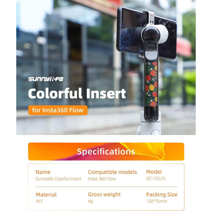 Insta360 Flow Ist Tz575 Colour Insert Sticker Rewrite
