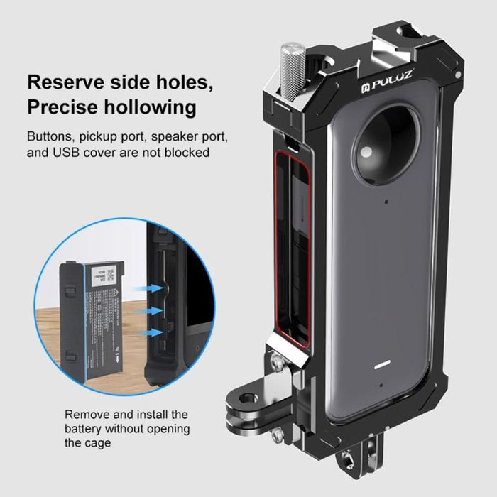 Insta360 X3 Metal Protective Cage Rig Housing Frame