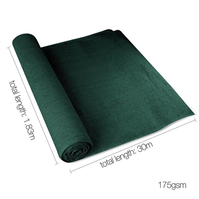 Instahut 1.83 x 30m Shade Sail Cloth - Green