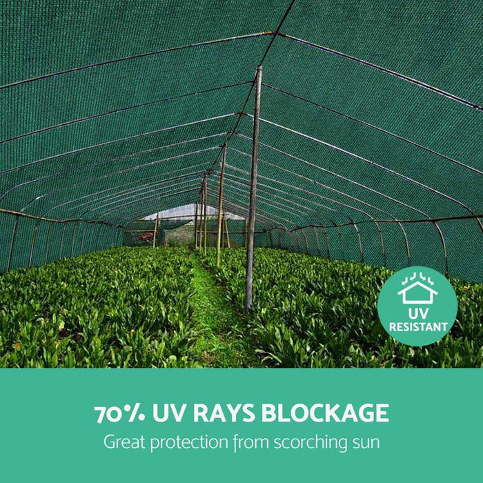 Instahut 1.83 x 30m Shade Sail Cloth - Green