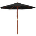 Instahut 2.7m Outdoor Pole Umbrella Cantilever Stand Garden