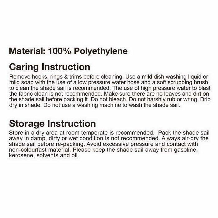 Goslash Picks Instahut 280gsm 3x6m Sun Shade Sail Canopy