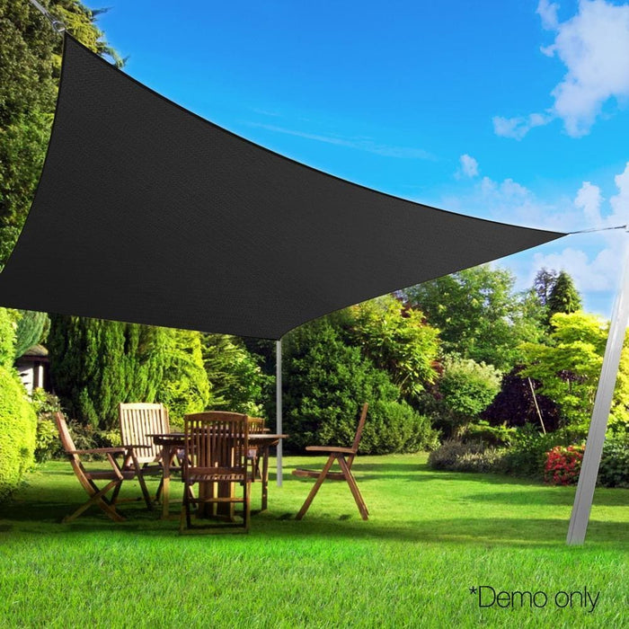 Instahut 280gsm 6x7m Sun Shade Sail Canopy Rectangle