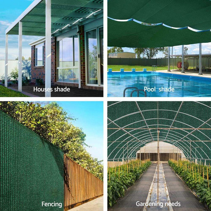 Instahut 3.66 x 30m Shade Sail Cloth - Greem