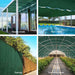 Instahut 3.66 x 30m Shade Sail Cloth - Greem