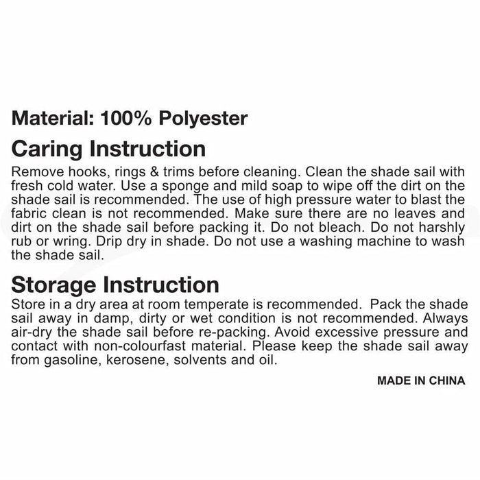 Goslash Picks Instahut 3 x 6m Waterproof Rectangle Shade