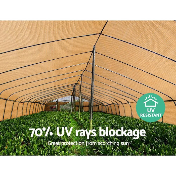 Instahut 70% uv Sun Shade Cloth Shadecloth Sail Roll Mesh