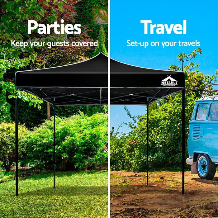 Instahut Gazebo Pop Up Marquee 3x3m Outdoor Tent Folding
