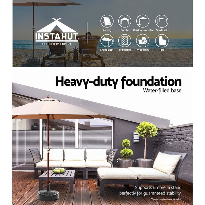 Instahut Outdoor Pole Umbrella Stand Base Pod Sand Water