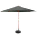 Instahut Outdoor Umbrella Pole Umbrellas 3m w Base Garden