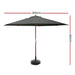 Instahut Outdoor Umbrella Pole Umbrellas 3m w Base Garden