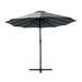 Instahut Outdoor Umbrella Twin Umbrellas Beach Stand Garden