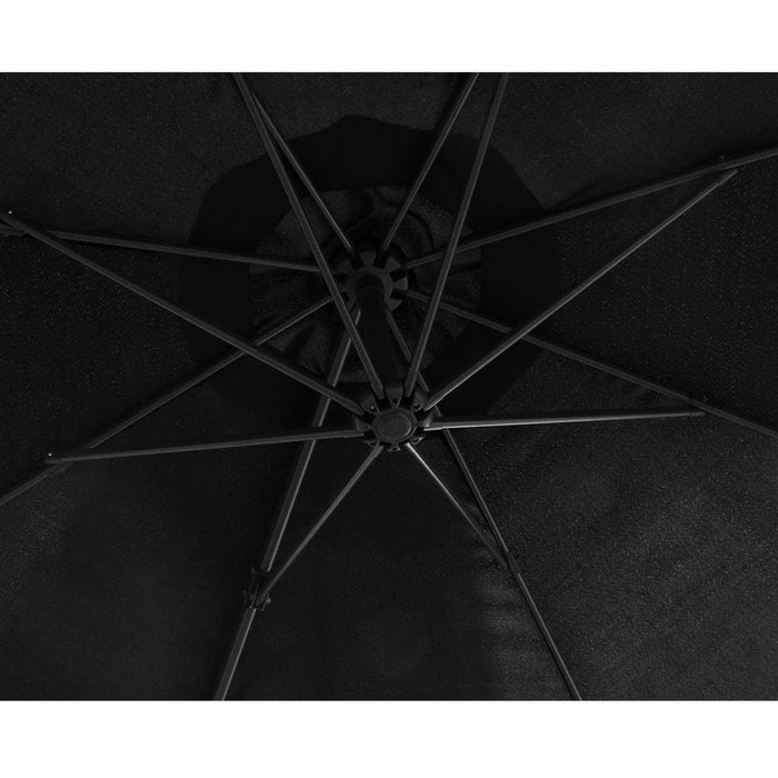 Instahut Roma Outdoor Umbrella - Black