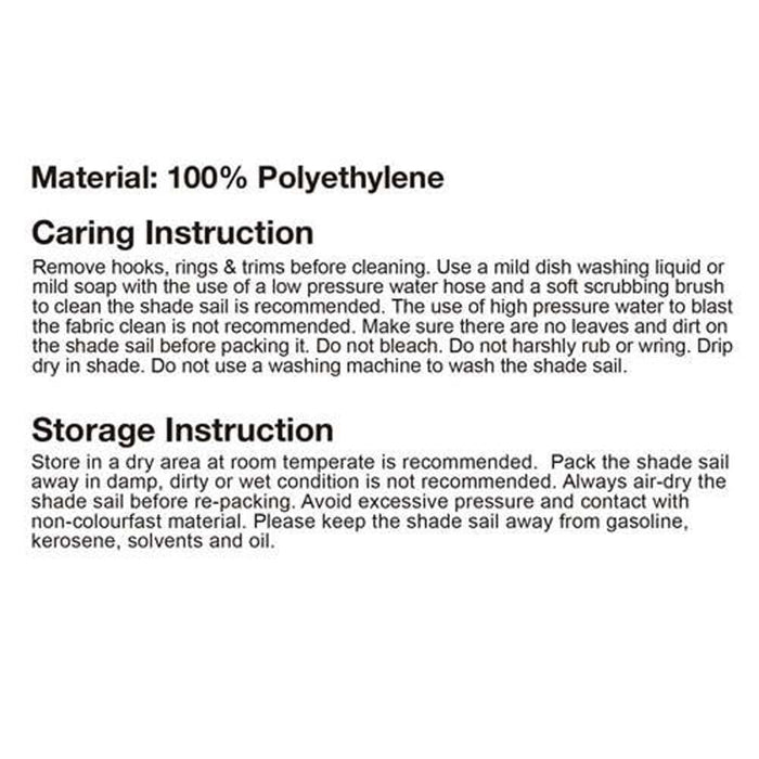 Goslash Picks Instahut Sun Shade Sail Cloth Shadecloth