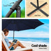 Instahut 3m Umbrella With 48x48cm Base Outdoor Umbrellas