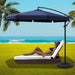 Instahut 3m Umbrella with 48x48cm Base Outdoor Umbrellas
