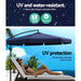 Instahut 3m Umbrella with 48x48cm Base Outdoor Umbrellas