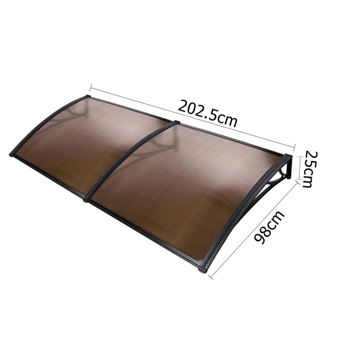 Instahut Window Door Awning Canopy Patio Uv Sun Shield