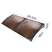 Instahut Window Door Awning Canopy Patio Uv Sun Shield