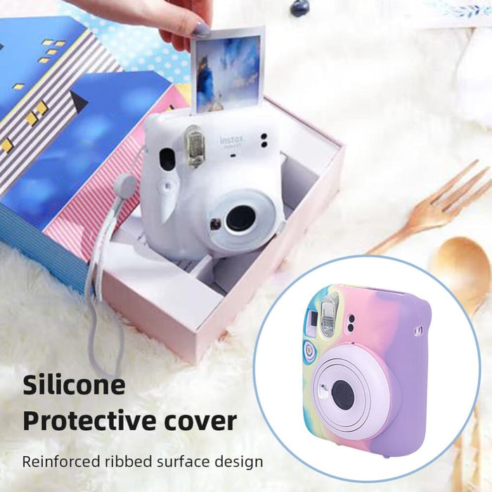 For Instax Mini 12 Silicone Camera Protective Case Cover