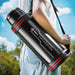 Insulated Stainless Steel Thermos Bottle For Outdoor Travel