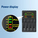 Intelligent Fast Charger for Aaa Aa Nicd Batteries 4 Slots