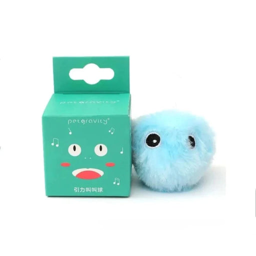 Interactive Electric Cat Toy With Catnip Plush Squeak Ball