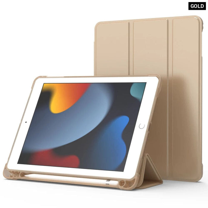 Ipad 10.2 Case Tpu Protective Shell with Pencil Holder