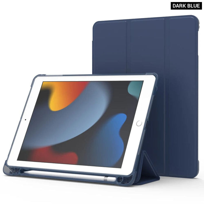 Ipad 10.2 Case Tpu Protective Shell with Pencil Holder