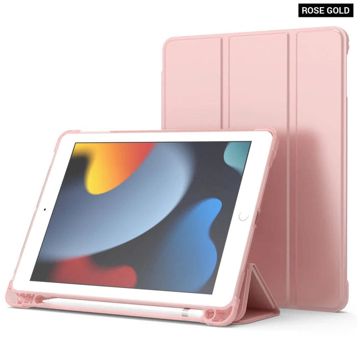 Ipad 10.2 Case Tpu Protective Shell With Pencil Holder