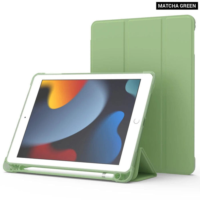 Ipad 10.2 Case Tpu Protective Shell with Pencil Holder