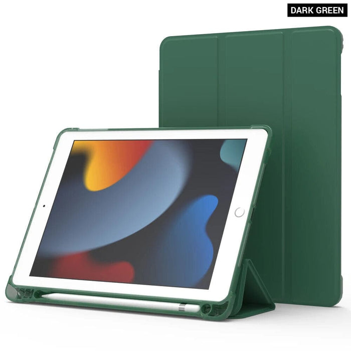 Ipad 10.2 Case Tpu Protective Shell with Pencil Holder