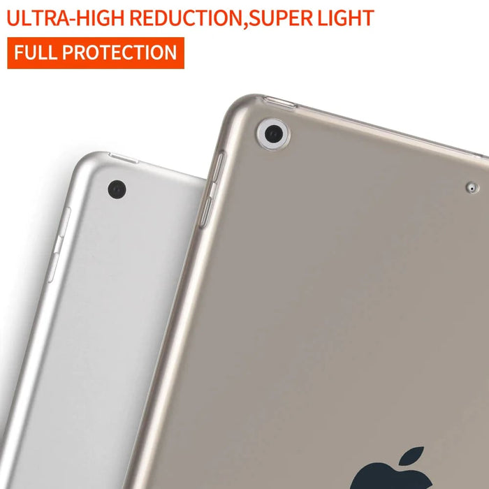 Ipad 10.2 Case Transparent Soft Tpu Cover for 7 8 9 Gen