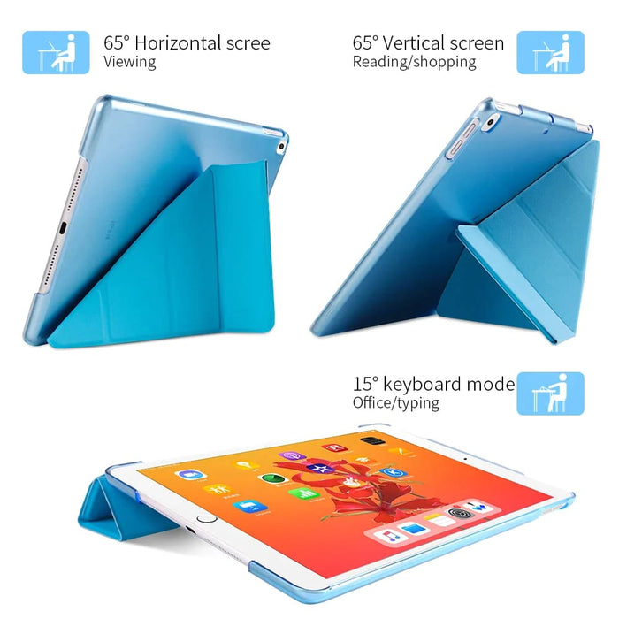 Ipad 10 Inch2 Case Multi Fold Pu Leather Tablet Cover for 7