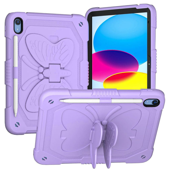 Ipad 10th Gen 10.9 2022 Butterfly Kickstand Heavy Duty Hard