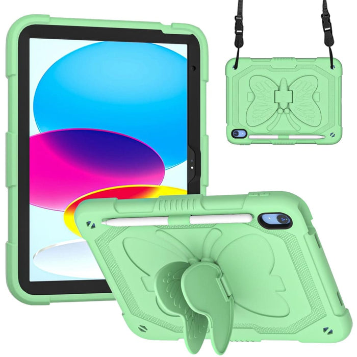 Ipad 10th Gen 10.9 2022 Butterfly Kickstand Heavy Duty Hard