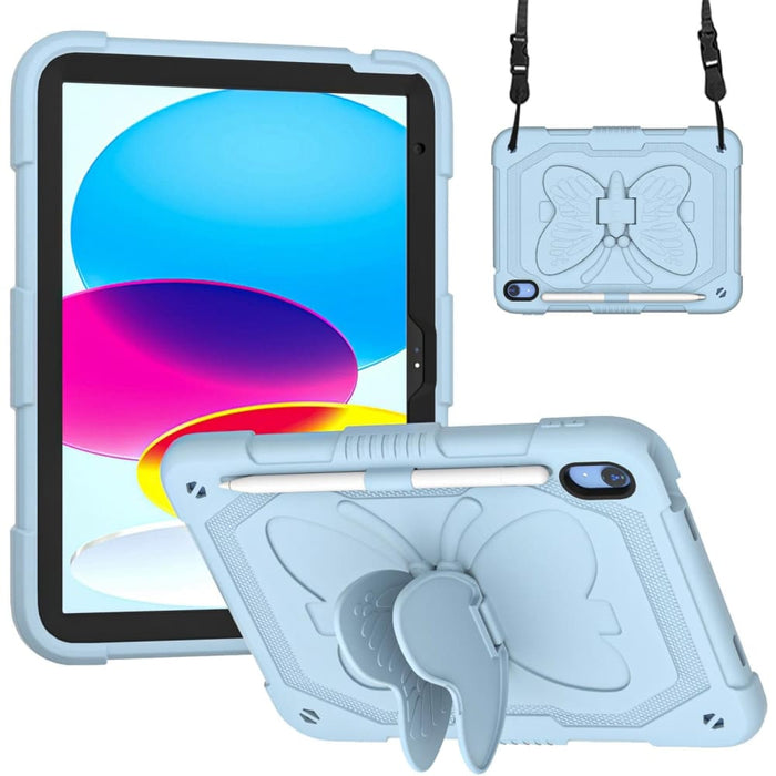 Ipad 10th Gen 10.9 2022 Butterfly Kickstand Heavy Duty Hard