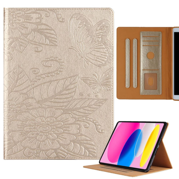 Ipad 10th Gen 10.9 2022 Butterfly Love Flower Embossed