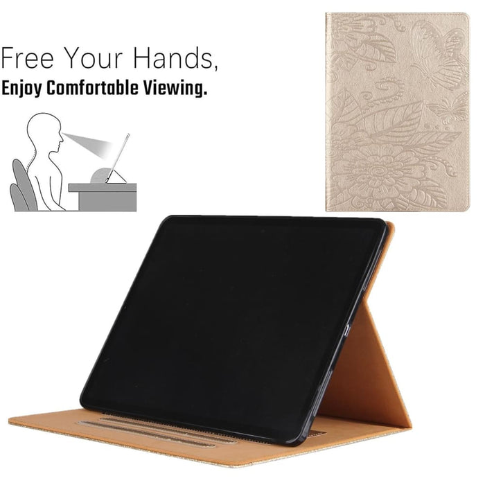 Ipad 10th Gen 10.9 2022 Butterfly Love Flower Embossed