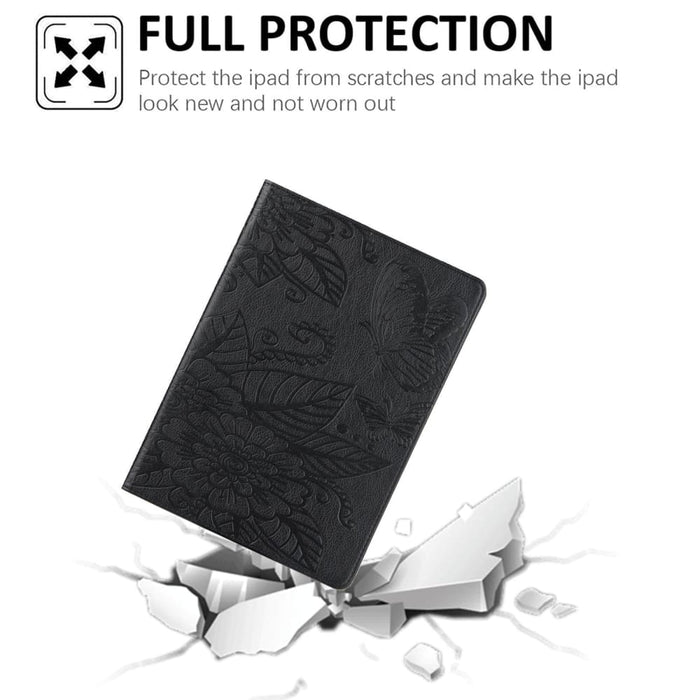 Ipad 10th Gen 10.9 2022 Butterfly Love Flower Embossed