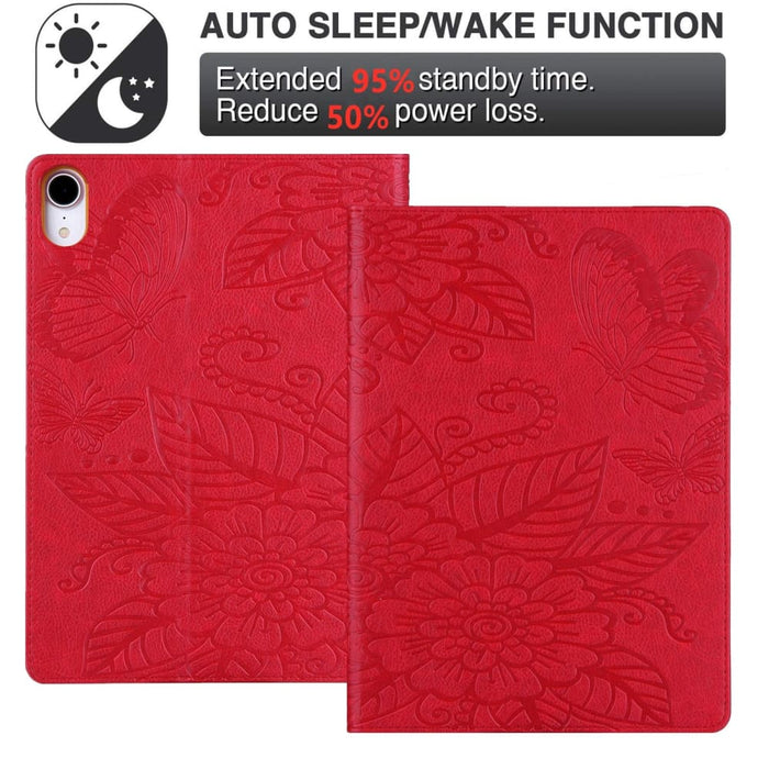 Ipad 10th Gen 10.9 2022 Butterfly Love Flower Embossed