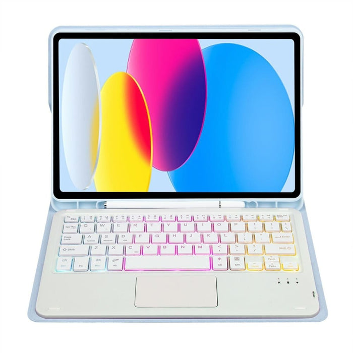 For Ipad 10th Gen 10.9 2022 Lambskin Texture Backlight