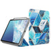 For Ipad Pro 12.9 Case 2018 Full-body Trifold Stand Marble