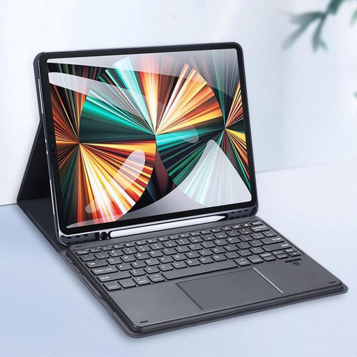 For Ipad Pro 12.9 2020/2021/2022 Bluetooth Keyboard Leather