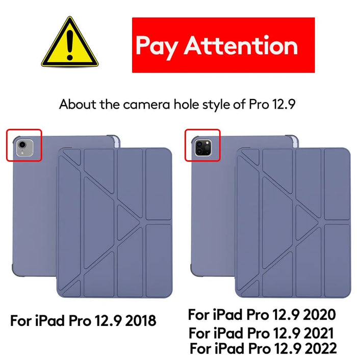 Ipad Pro 12.9 Case Protective Tablet Cover with Pencil