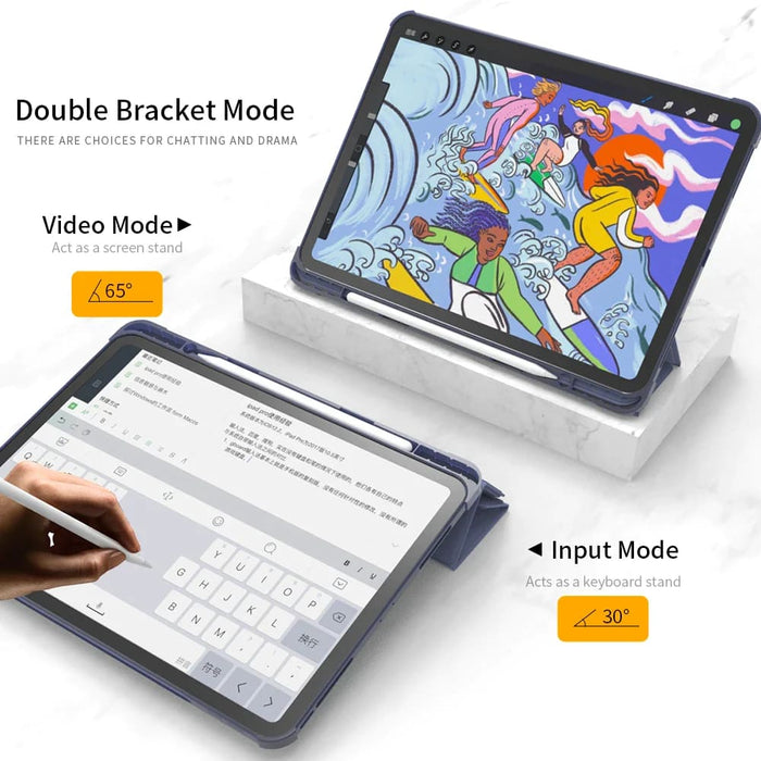 Ipad Pro 12.9 Case Protective Tablet Cover with Pencil