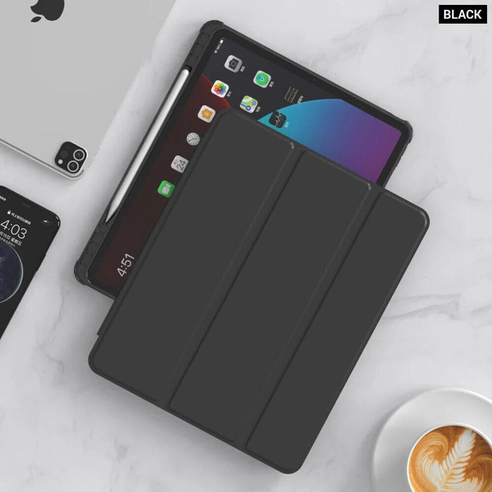 Ipad Pro 12.9 Inch Silicone Magnetic Case with Pencil