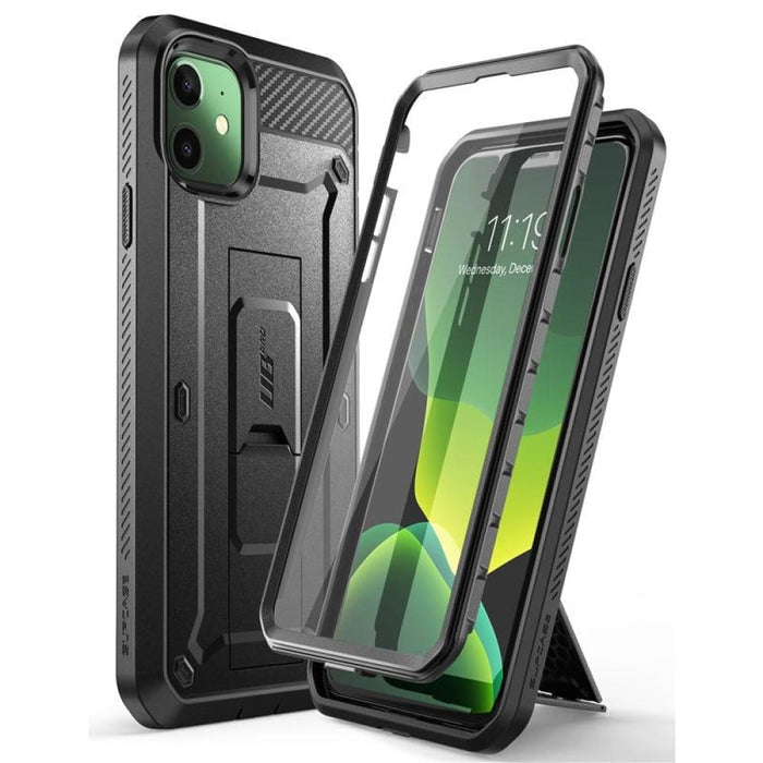 Iphone 11 Rugged Holster Cover with Built-in Screen