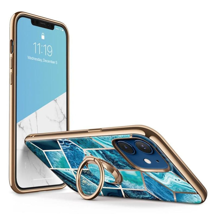 For Iphone 12 Case Pro with Built-in Rotatable Ring Holder