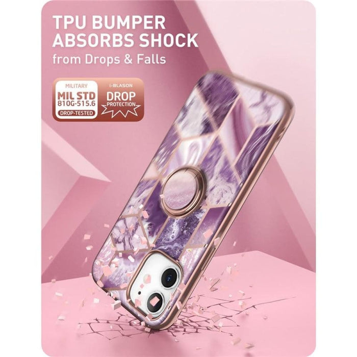 For Iphone 12 Case Pro with Built-in Rotatable Ring Holder